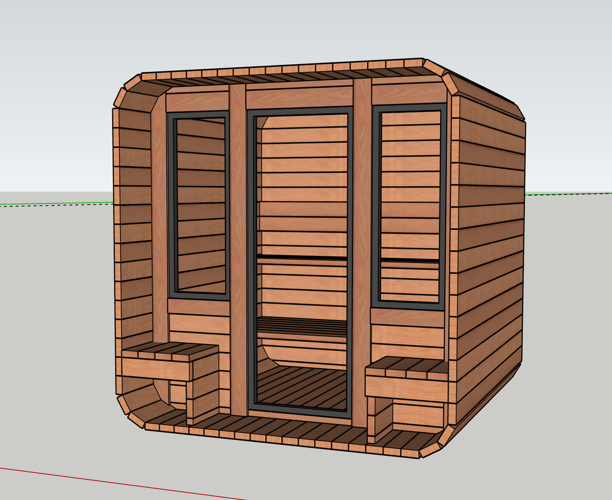 Sauna Wypoc Hex 1.7